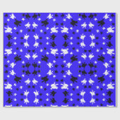 かわいい象の冬の至ギフトラッピング紙 ラッピングペーパー (フラット)