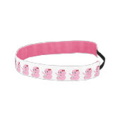 かわいい象の女の子のガールアスレティックヘッドバンド アスレチックヘッドバンド (右)