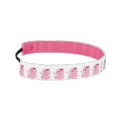 かわいい象の女の子のガールアスレティックヘッドバンド アスレチックヘッドバンド (左)