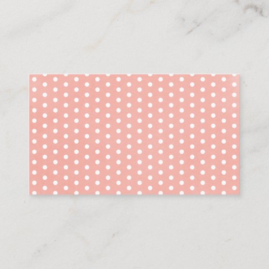 かわいい象の女の子の赤ちゃんシャワーおむつラッフルカード エンクロージャーカード (裏面)