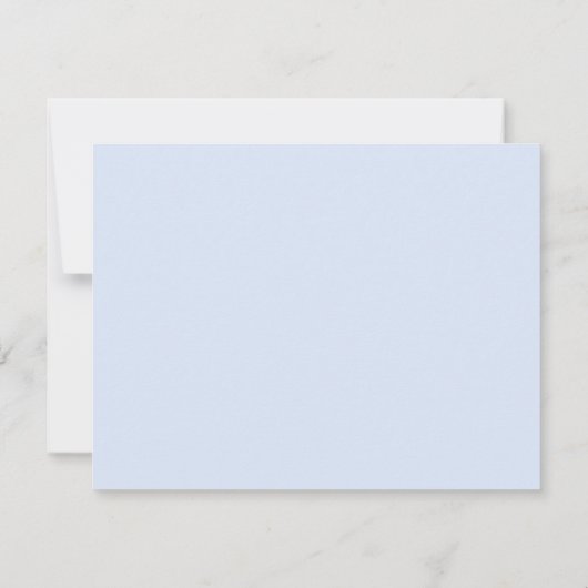 かわいい象の少年の赤ちゃんシャワーありがとう サンキューカード (裏面)