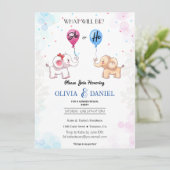 かわいい象の性別が明らかになる 招待状 (スタンド正面)