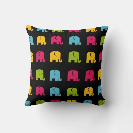 かわいい象の枕 クッション (裏面)