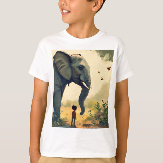 「かわいい象の漫画Tシャツ – A Delight Tシャツ