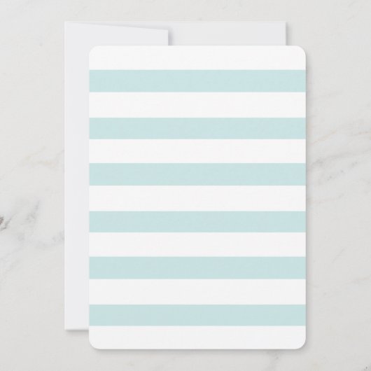 かわいい象の男の子のシャワー招待 招待状 (裏面)