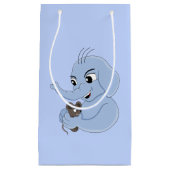 かわいい象の男の子の漫画の小さな抱き枕 スモールペーパーバッグ (正面)