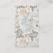 かわいい象の葉おむつラッフルベビーシャワー エンクロージャーカード (裏面)