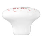 かわいい象の虹 セラミックノブ (側面)