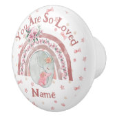 かわいい象の虹 セラミックノブ (右)