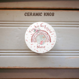かわいい象の虹 セラミックノブ