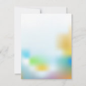 かわいい象の誕生日感謝カード サンキューカード (裏面)