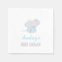 かわいい象の赤ちゃんシャワーボーイ