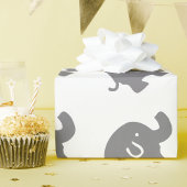 かわいい象の赤ちゃんシャワーラッピング紙 ラッピングペーパー