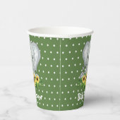 かわいい象の赤ちゃんシャワー 紙コップ (右)