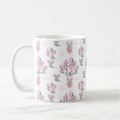 かわいい象の風船&雲ベビーガール コーヒーマグカップ (左)