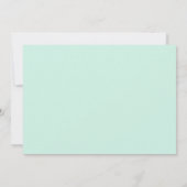 かわいい象カップル赤ちゃんシャワー 招待状 (裏面)