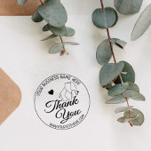 かわいい象ハンドメイド小規模企業ありがとう ラバースタンプ