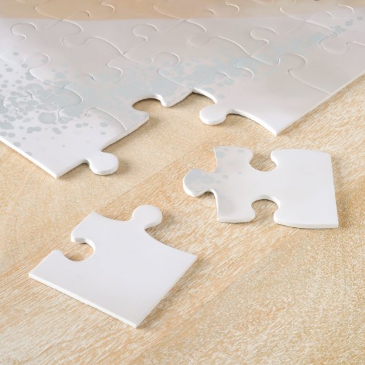 かわいい象ホットエアバルーンお洒落動物 ジグソーパズル (側面)