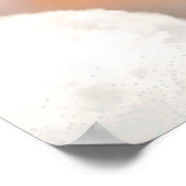 かわいい象ホットエアバルーンお洒落動物 ポスター (角)