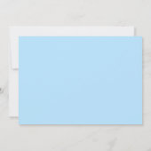 かわいい象モダン象男の赤ちゃんシャワー 招待状 (裏面)