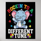 かわいい象違うの自閉症を歌う ポスター (正面)