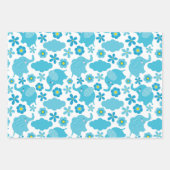 かわいい象 ラッピングペーパーシート (正面)