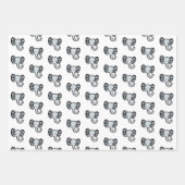 かわいい象 ラッピングペーパーシート (正面2)