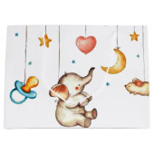 かわいい象 ラージペーパーバッグ (正面)