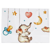 かわいい象 ラージペーパーバッグ (裏面)