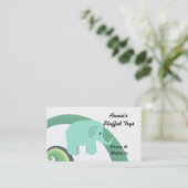 かわいい象 名刺 (スタンド正面)