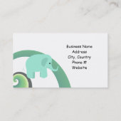 かわいい象 名刺 (裏面)