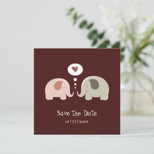 かわいい象 - Save the Date のお知らせ セーブザデート (スタンド正面)