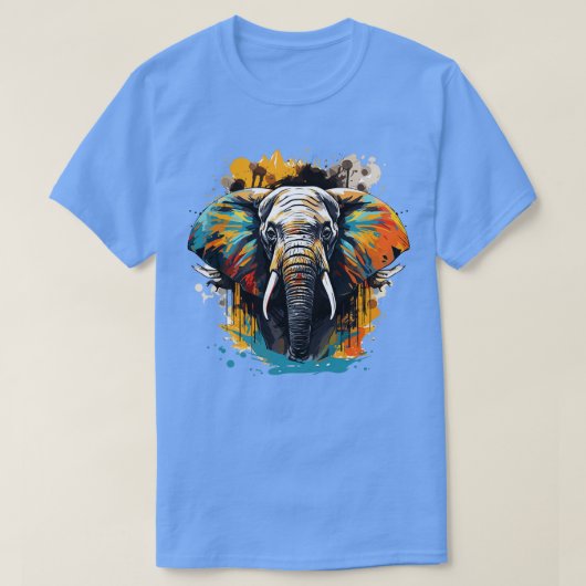 かわいい象 Tシャツ (デザイン正面)
