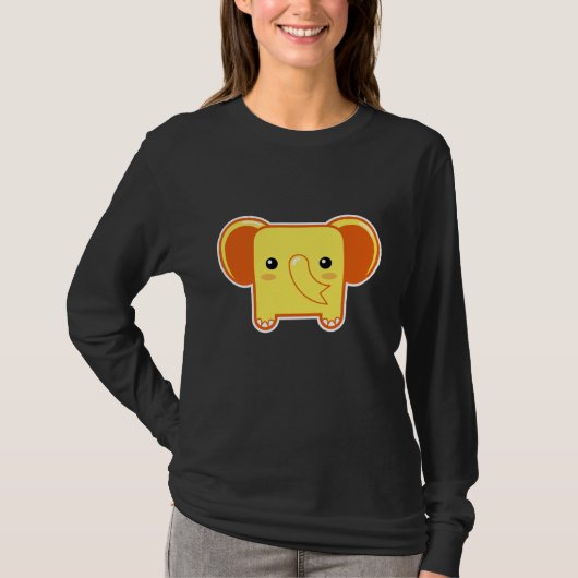 かわいい象 Tシャツ (正面)