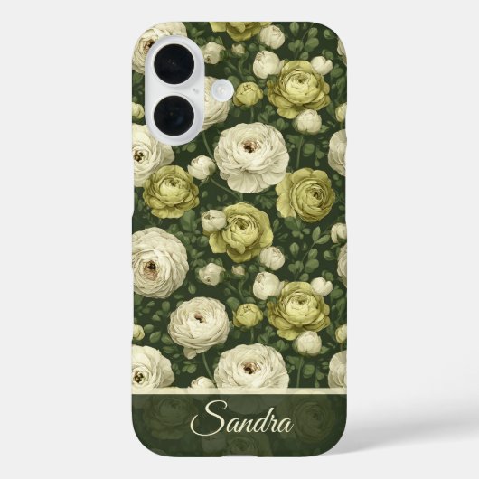 かわいい販促ギフト ラナンキュラス フローラル カスタム Case-Mate iPhoneケース (裏面)