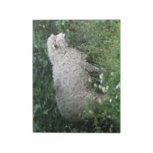 かわいい貪欲な羊食べのメモ帳 ノートパッド (回転)