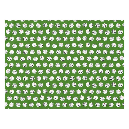 かわいい賭博サイコロパターンパーティーテーブルクロス テーブルクロス (正面(横))