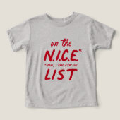 かわいい赤いおもしろいクリスマス (デザイン正面)