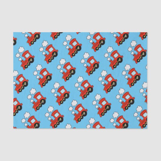 かわいい赤いおもちゃチョーが子どもの誕生日プレゼント 薄葉紙 (正面)