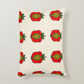 かわいい赤いかぼちゃ アクセントクッション (正面(垂直))