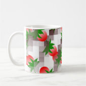 かわいい赤いさくらんぼ コーヒーマグカップ (左)