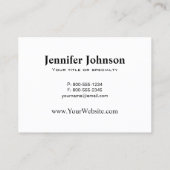 かわいい赤いキツネ太陽の下に座って 名刺 (裏面)