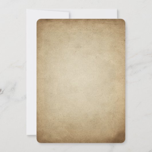 かわいい赤いキツネ自然写真誕生日 招待状 (裏面)