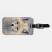 かわいい赤いキツネ野生生物写真 ラゲッジタグ (正面横)