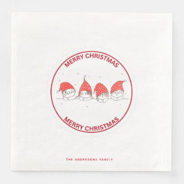 かわいい赤いクリスマスかわいい猫