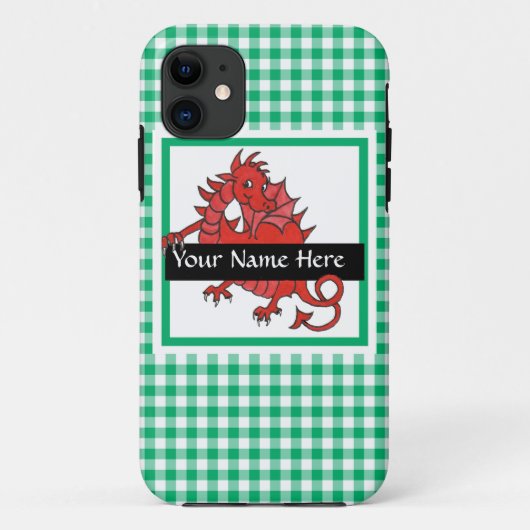 かわいい赤いドラゴン iPhone 5/5s ケースをカスタマイズ Case-Mate iPhoneケース (裏面)