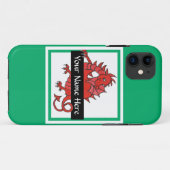 かわいい赤いドラゴンiPhone 5/5sケースをパーソナライズ Case-Mate iPhoneケース (裏面(横))