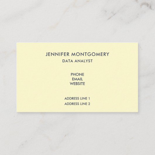 かわいい赤いハートの花と黄色の蝶 名刺 (裏面)