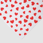 かわいい赤いハートバレンタインデー 薄葉紙 (詳細)