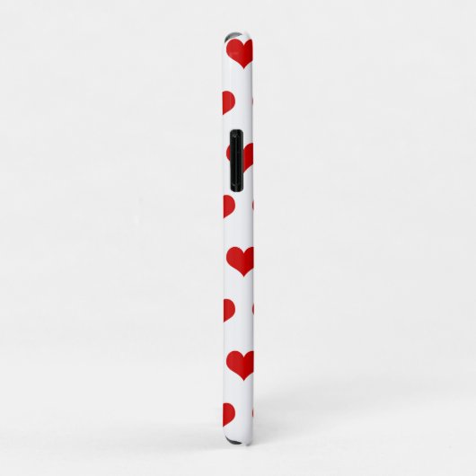 かわいい赤いハート印刷 Case-Mate iPhoneケース (裏面/右)